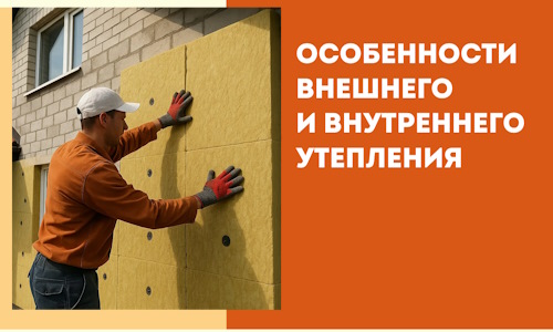 Какие особенности внешнего и внутреннего утепления в Кстово