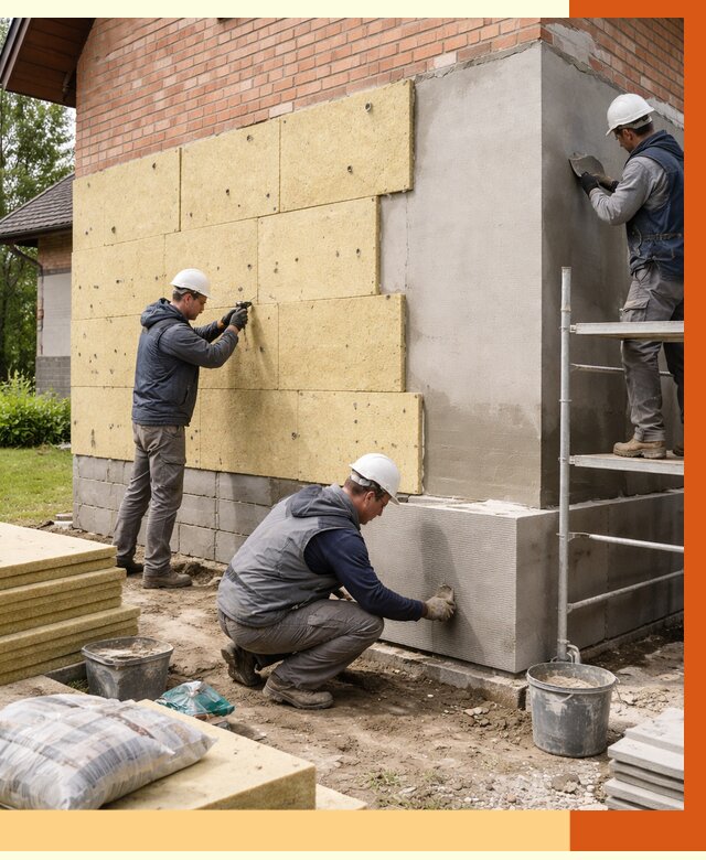 Утепление частного дома в Кстово под ключ от 7638 руб/м2 — недорого | ТепломастерКсв