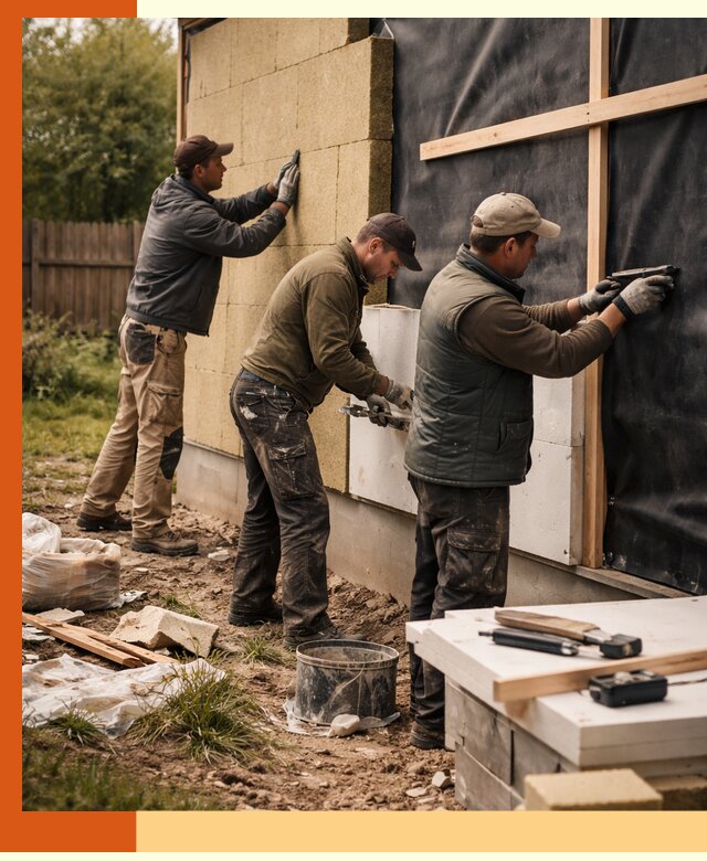 Утепление дачного дома под ключ в Кстово