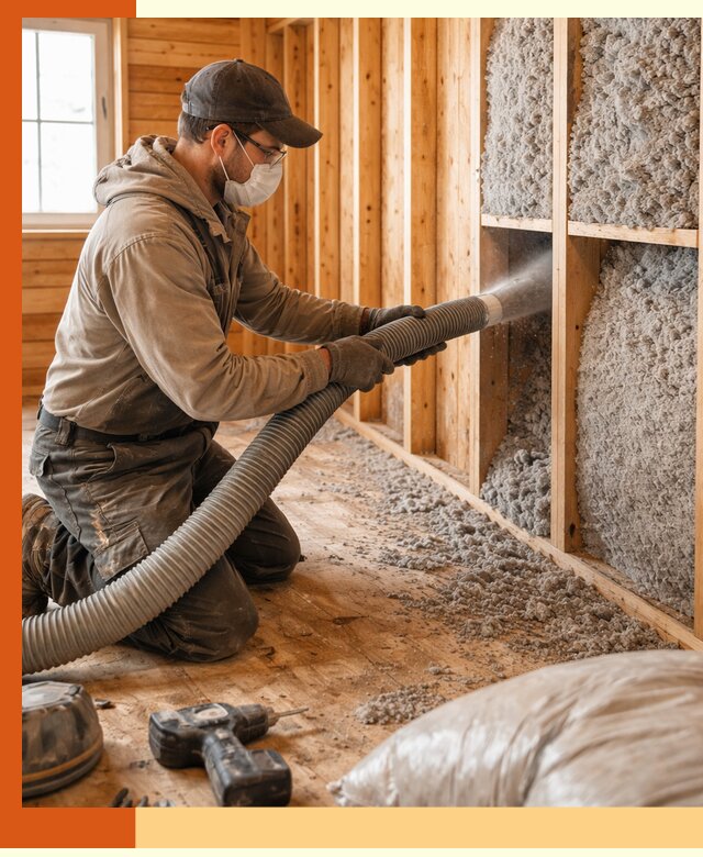 Утепление дачного дома эковатой в Кстово — быстро и надёжно