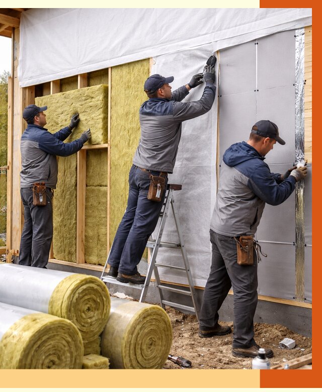 Утепление каркасного дома в Кстово от 4277 руб./м2 — профессионально | ТепломастерКсв