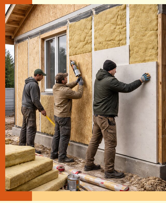 Профессиональное утепление дома из SIP-панелей в Кстово
