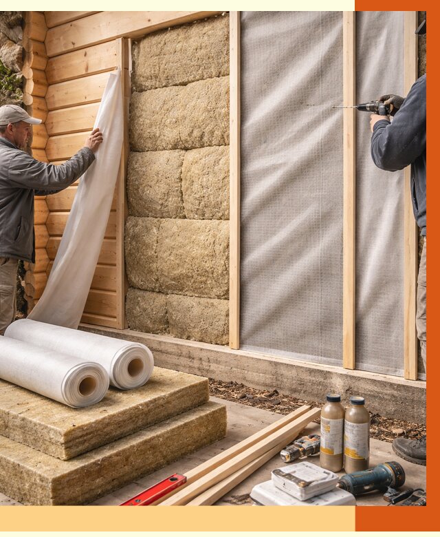 Утепление дома из минибруса в Кстово от 4583 руб/м2 — заказать профессионально | ТепломастерКсв