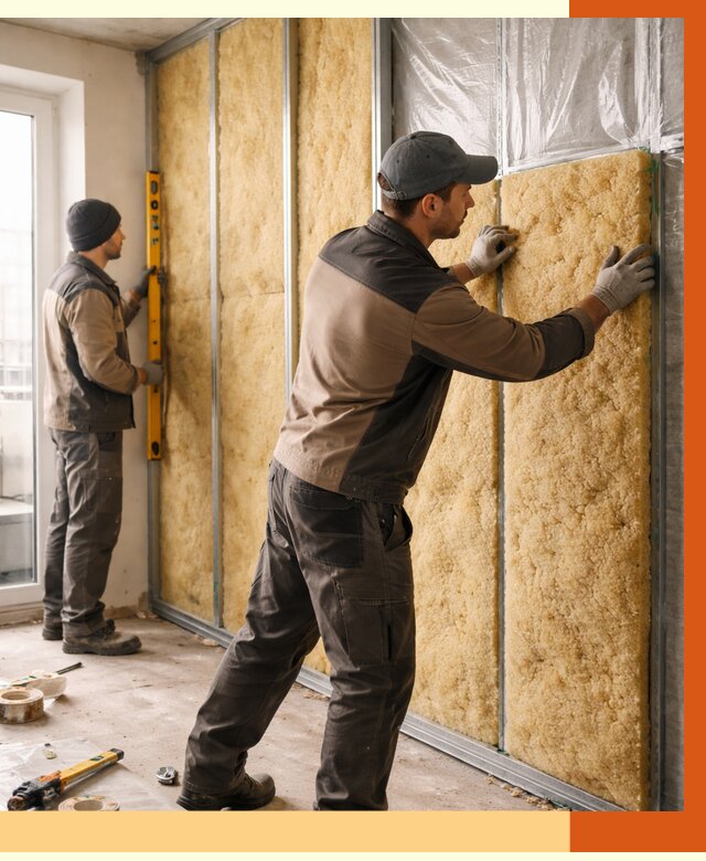 Утепление квартиры изнутри в Кстово от 4430 руб. за м2 | Проф. работы ТепломастерКсв