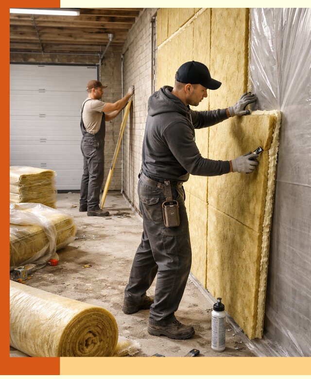 Утепление гаража под ключ в Кстово — все виды теплоизоляции