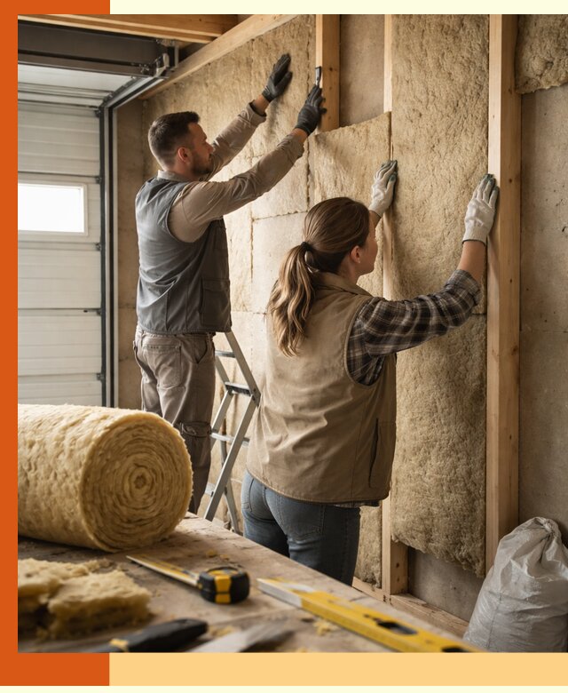 Утепление гаража изнутри в Кстово: быстро и надежно