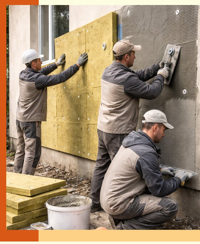 Утепление фасада под штукатурку в Кстово — энергоэффективная технология