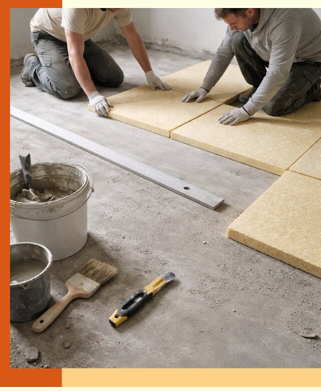 Утепление бетонного пола в Кстово профессионально и недорого