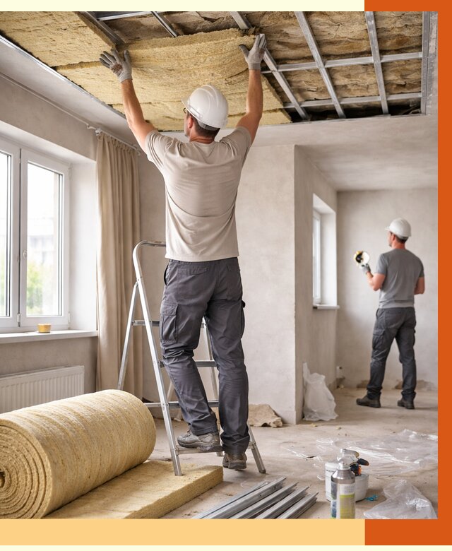 Утепление потолка в частном доме в Кстово от 967 руб./м² — работы под ключ | ТепломастерКсв