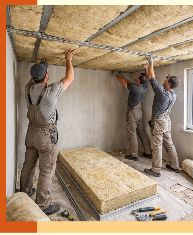 Утепление потолка в Кстово — тепло и без сквозняков