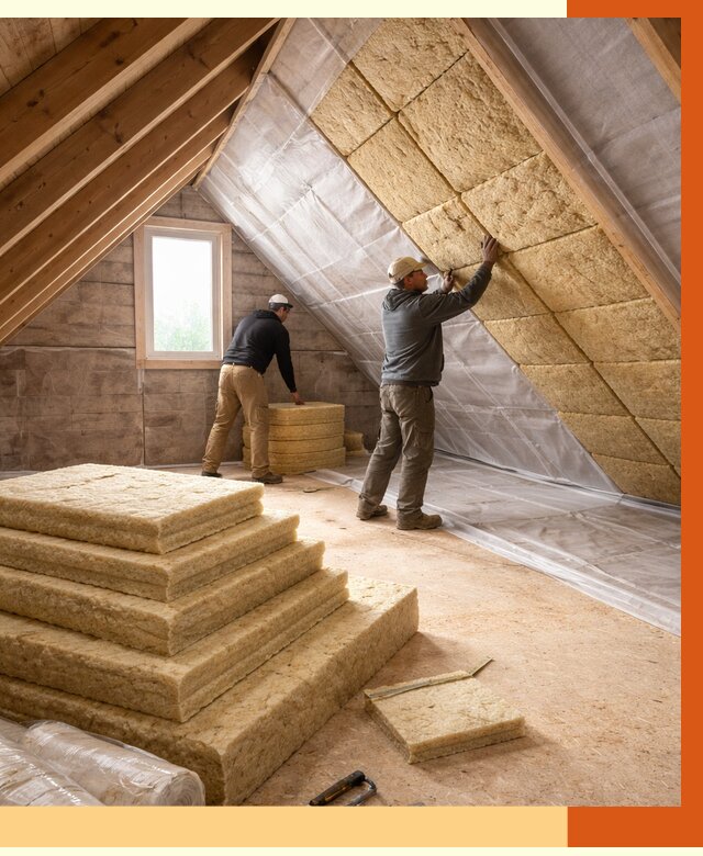 Утепление мансарды в Кстово от 2546 руб/м2 — комплексно и под ключ | ТепломастерКсв