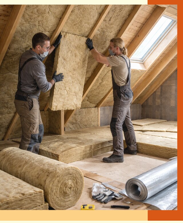 Утепление мансарды минватой в Кстово от 4277 руб./м2 — монтаж и пароизоляция | ТепломастерКсв