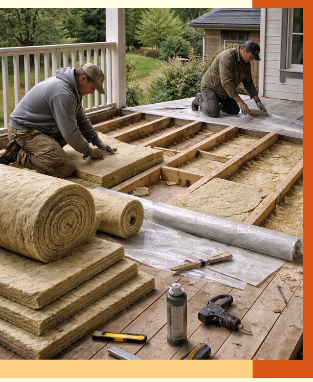 Утепление террасы в Кстово от 4277 руб./м2 — утеплить террасу под ключ | ТепломастерКсв