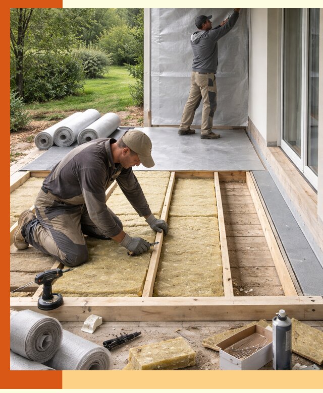 Утепление террасы в Кстово — тепло и защита круглогодично