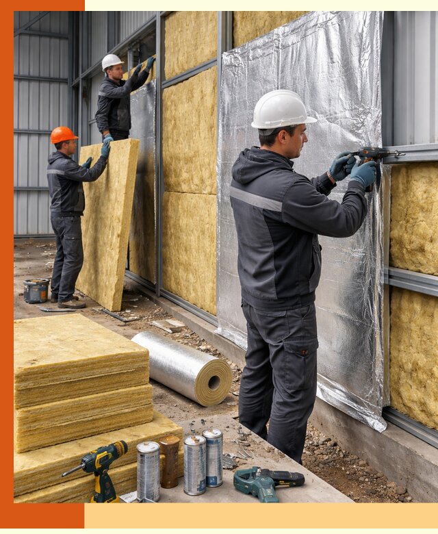 Утепление металлического ангара профессионально в Кстово