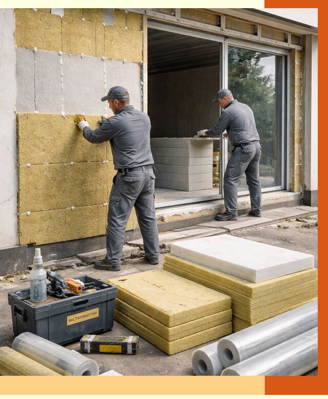 Утепление торгового павильона в Кстово от 14767 руб./м² под ключ | ТепломастерКсв