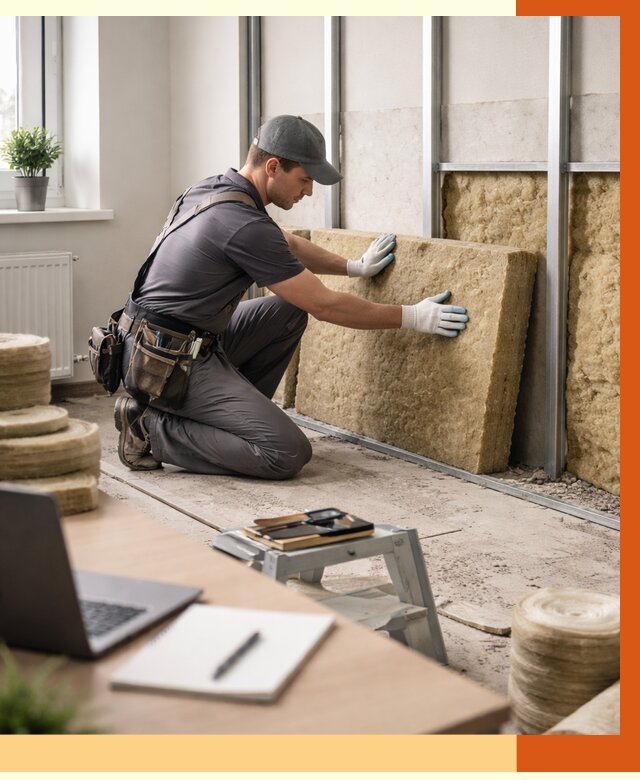 Утепление офиса в Кстово от 4583 руб/м2 — комплексное утепление офиса под ключ | ТепломастерКсв