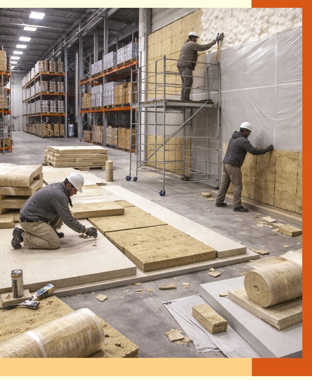 Утепление складского терминала в Кстово от 7638 руб./м² под ключ | ТепломастерКсв