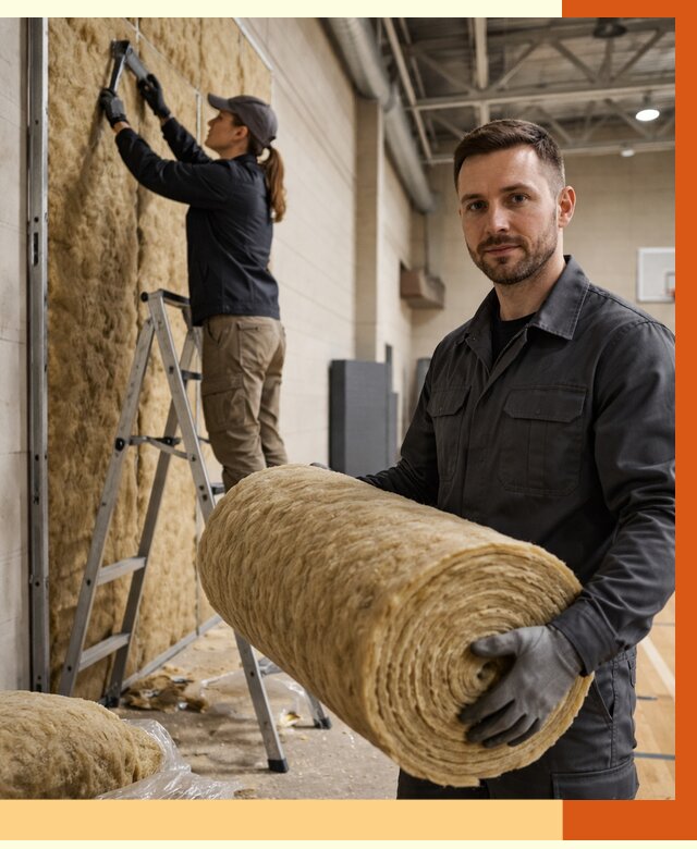 Утепление спортзала в Кстово от 7638 руб/м2 — комплексное утепление под ключ | ТепломастерКсв