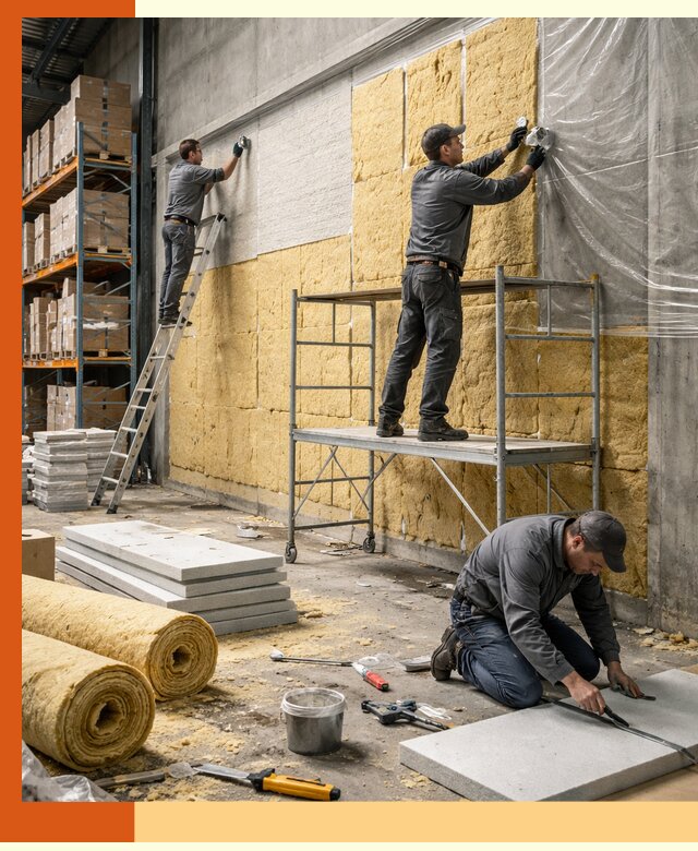 Утепление холодного склада под ключ в Кстово