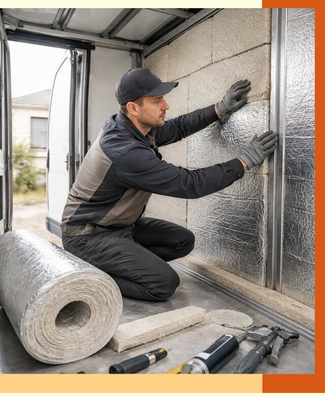 Утепление фургона рефрижератора в Кстово от 12730 руб./м² под ключ | ТепломастерКсв