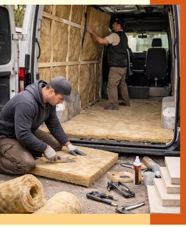 Утепление кемпера в Кстово под ключ от 12221 руб. — профессионально | ТепломастерКсв