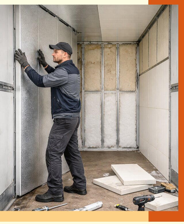 Утепление холодильного кузова в Кстово от 13748 руб. под ключ | ТепломастерКсв