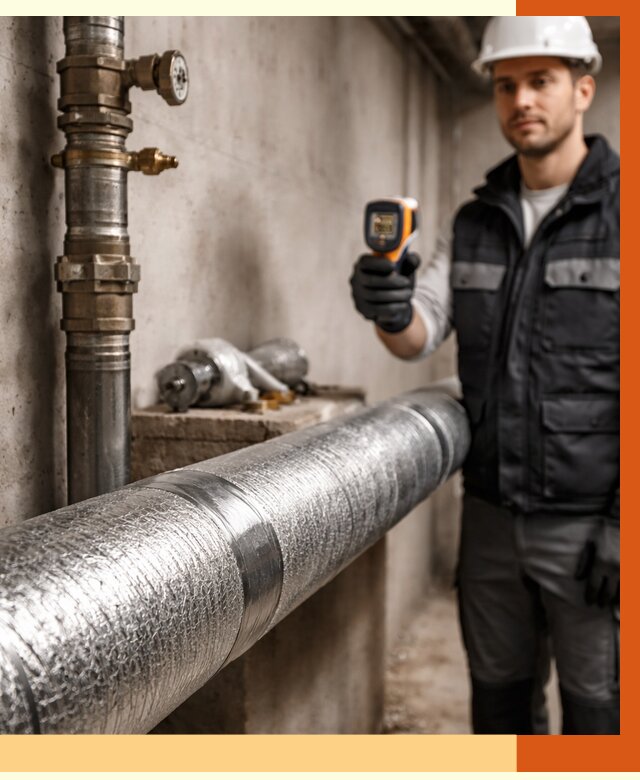 Утепление труб водоснабжения в Кстово от 8656 руб. за м² — услуги ТепломастерКсв