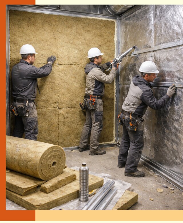 Утепление венткамеры в Кстово — качественная теплоизоляция и шумопоглощение