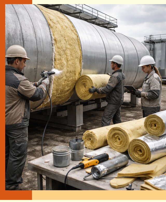Утепление цистерны в Кстово — утеплители и монтаж под ключ