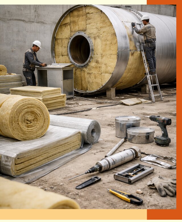 Утепление резервуара с топливом в Кстово от 28006 руб. под ключ | ТепломастерКсв