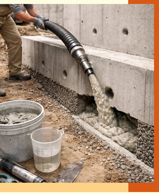 Заполнение полостей фундамента в Кстово от 6925 руб. под ключ | ТепломастерКсв