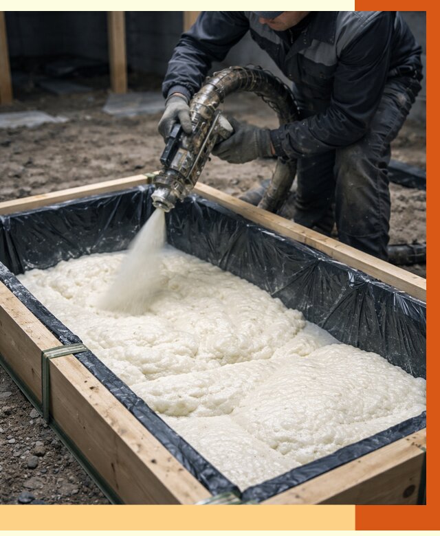 Заливка ППУ в формы в Кстово от 2546 руб. — утепление форм под ключ | ТепломастерКсв