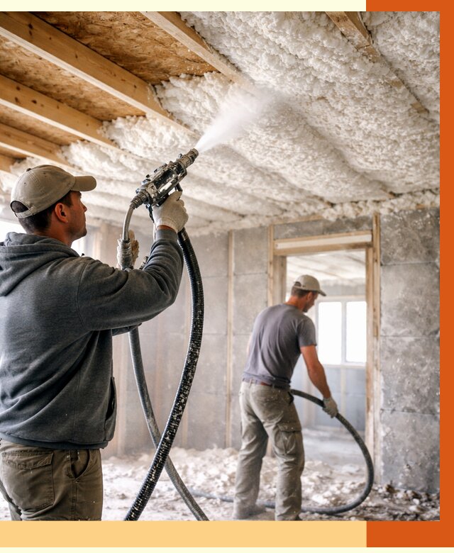 Утепление пеноизолом в Кстово от 1629 руб./м2 под ключ | ТепломастерКсв