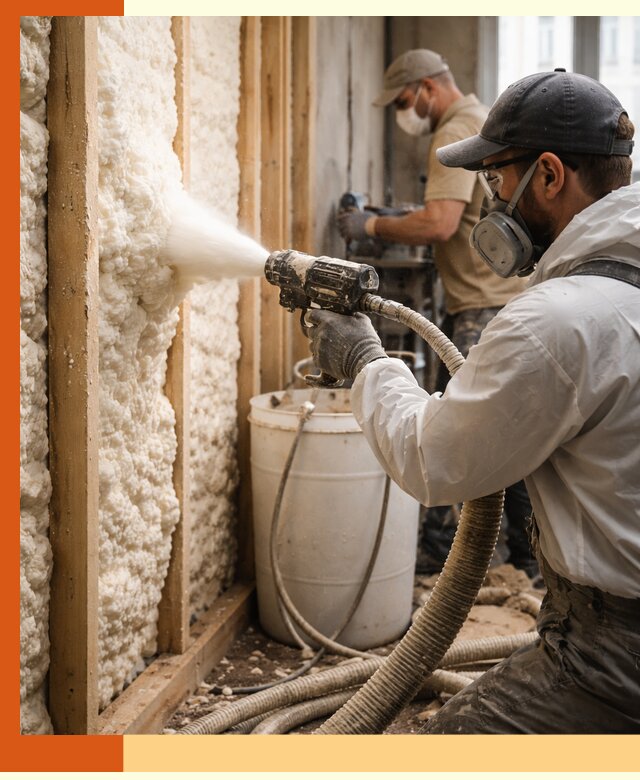 Утепление пеноизолом жилых и коммерческих объектов в Кстово