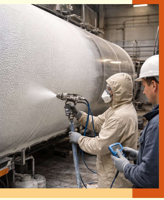 Утепление автоцистерны жидкой теплоизоляцией в Кстово от 14767 руб. под ключ | ТепломастерКсв