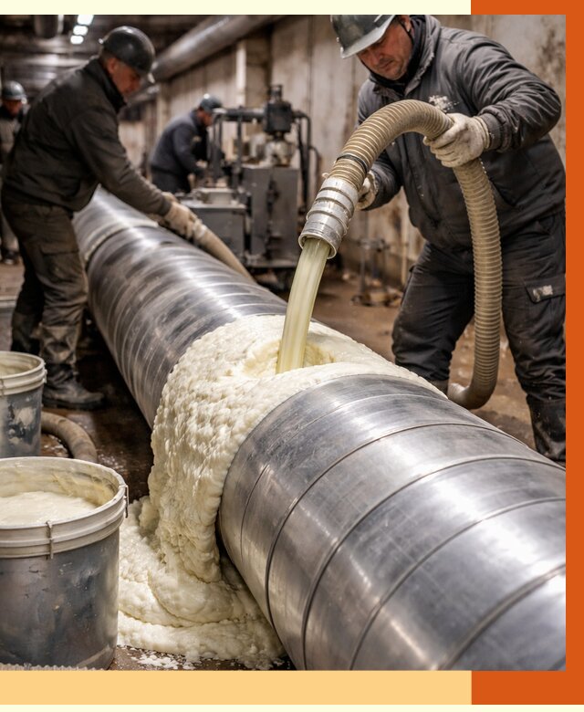 Утепление теплотрассы жидкой теплоизоляцией в Кстово от 4277 руб. | ТепломастерКсв