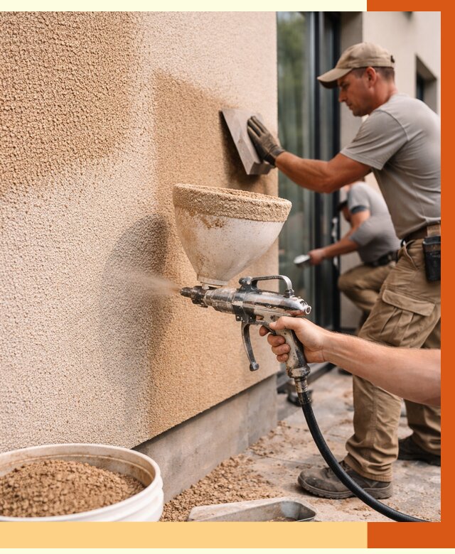 Утепление фасада жидкой пробкой в Кстово от 4888 руб./м² под ключ | ТепломастерКсв