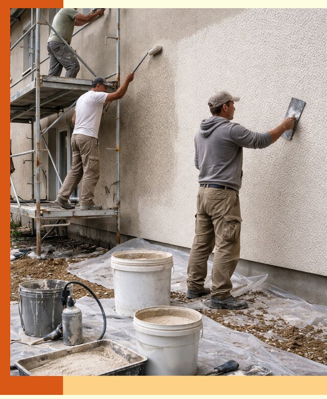 Утепление фасада жидкой пробкой в Кстово