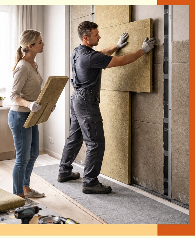 Профессиональная шумоизоляция квартиры в Кстово от 7638 руб. за м2 | ТепломастерКсв