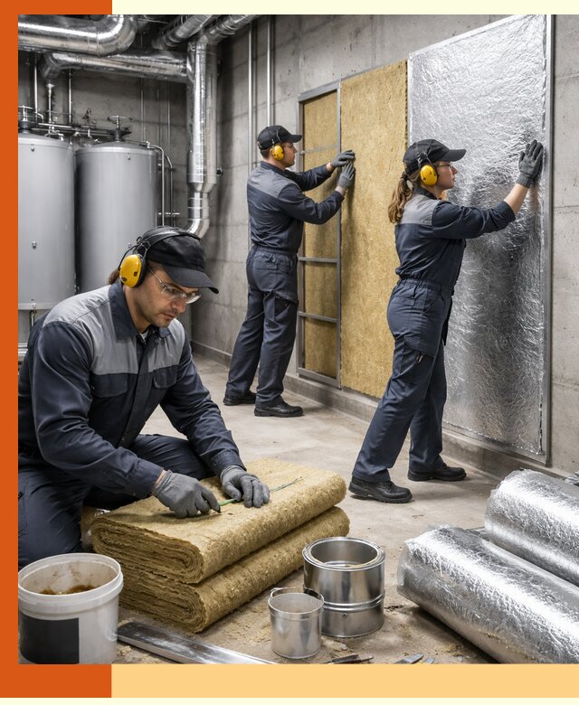 Шумоизоляция котельной в Кстово: профессиональный монтаж и материалы