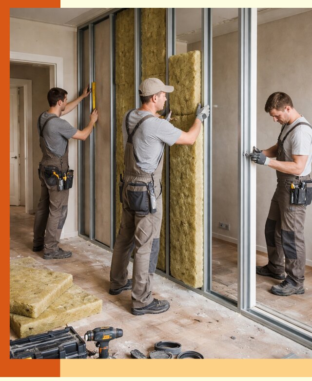 Шумоизоляция межкомнатных перегородок в Кстово эффективно и надёжно