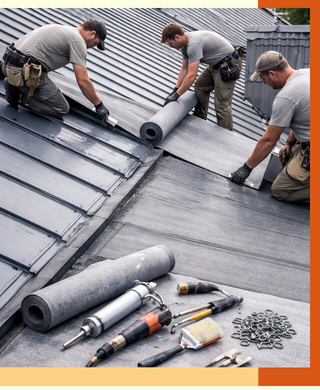 Гидроизоляция металлической кровли полимочевиной в Кстово от 8656 руб. | ТепломастерКсв