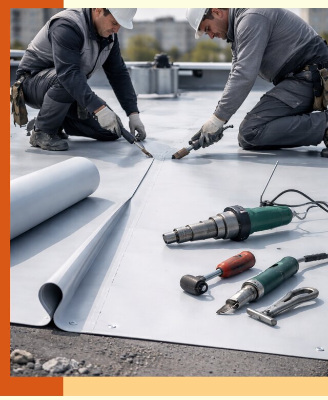 Гидроизоляция мембранной кровли в Кстово: монтаж и ремонт быстро