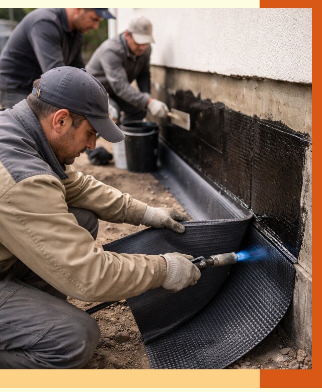 Гидроизоляция цоколя и отмостки в Кстово от 8656 руб. — ТепломастерКсв