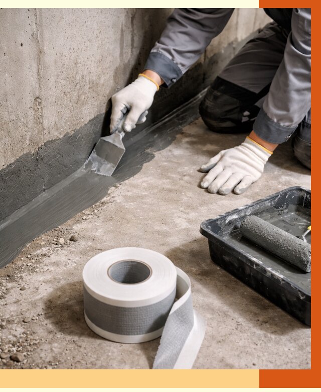 Гидроизоляция швов и герметизация стыков в Кстово от 1273 руб. | ТепломастерКсв