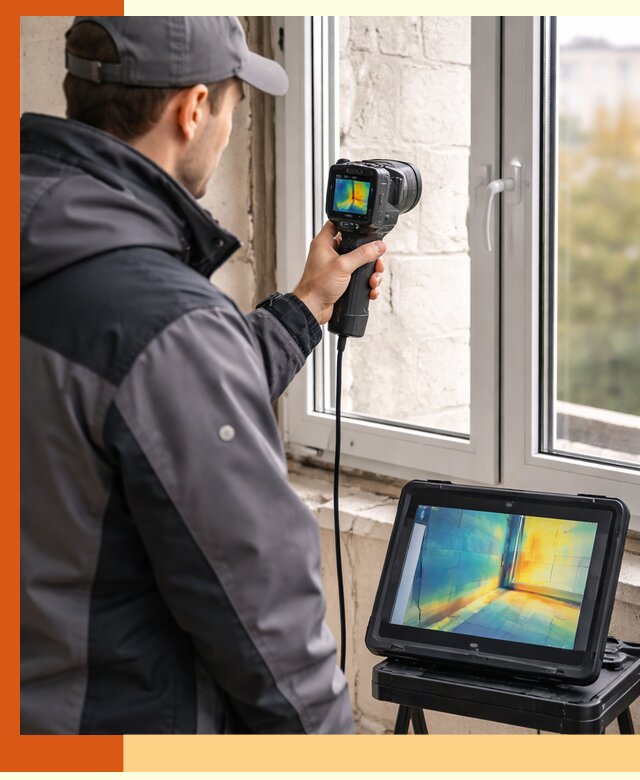 Тепловизионное обследование дома в Кстово для выявления утечек тепла