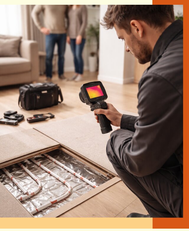 Тепловизионное обследование теплого пола в Кстово от 4583 руб. — ТепломастерКсв