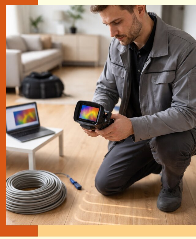 Тепловизионное обследование тёплого пола в Кстово для точной диагностики