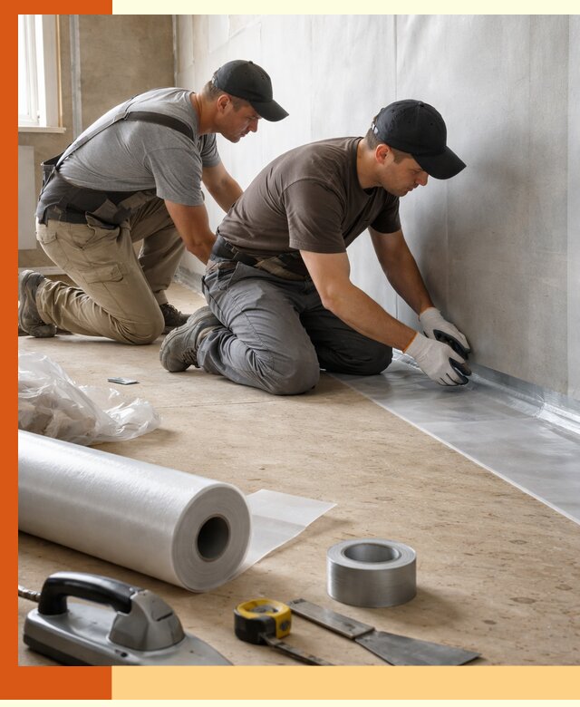 Монтаж пароизоляции для дома и помещений в Кстово